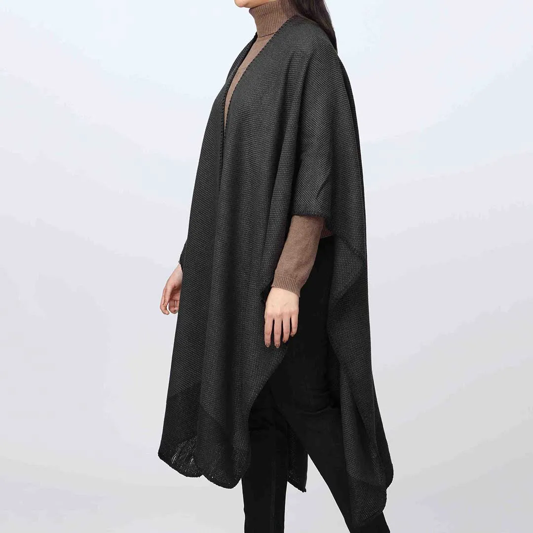 Black Cape Shawl PW3843