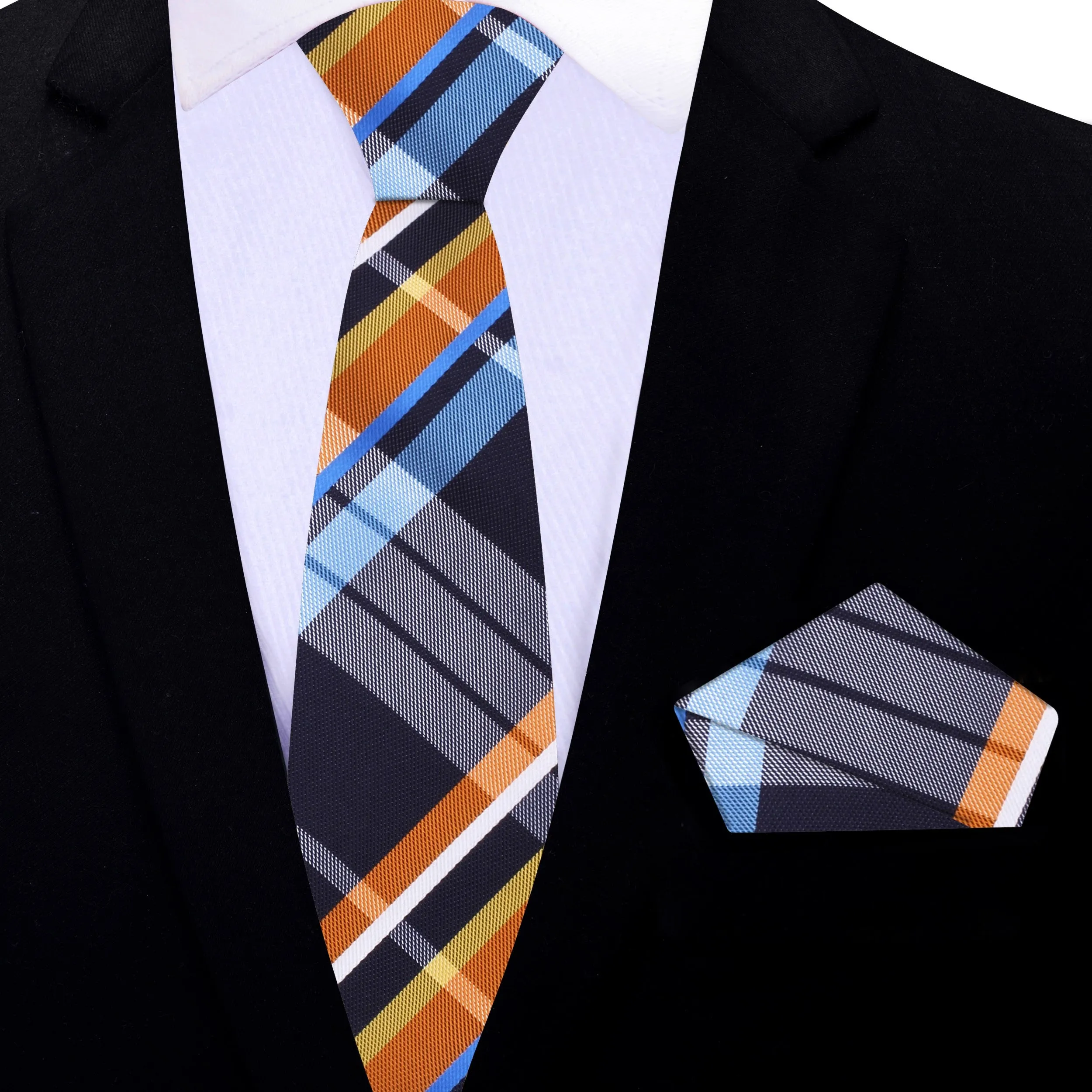 Blue Haven Plaid Necktie