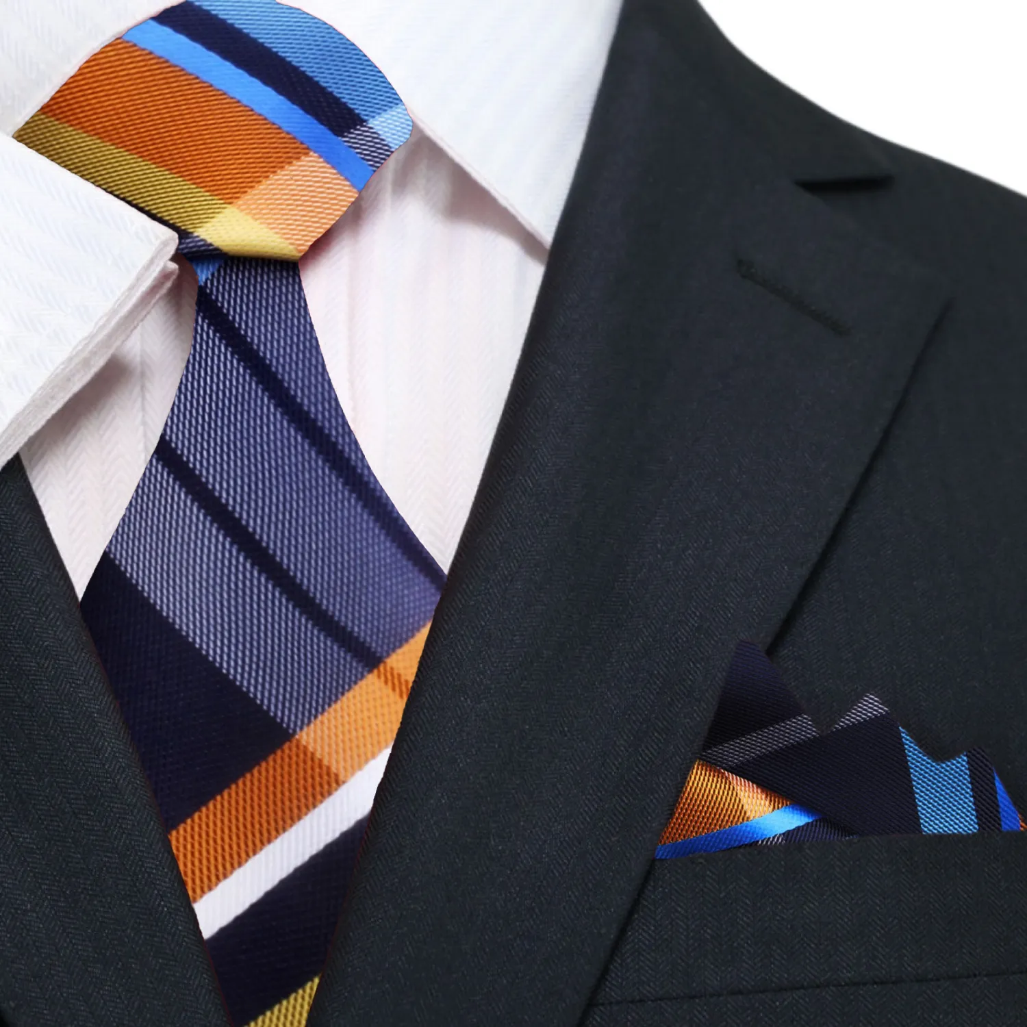 Blue Haven Plaid Necktie