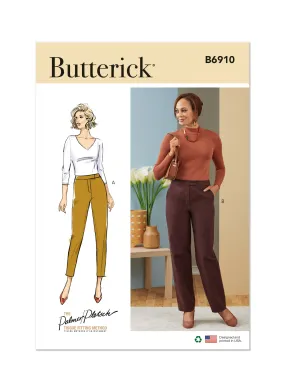 Butterick Pattern B6910 Miss Contour Band Pants