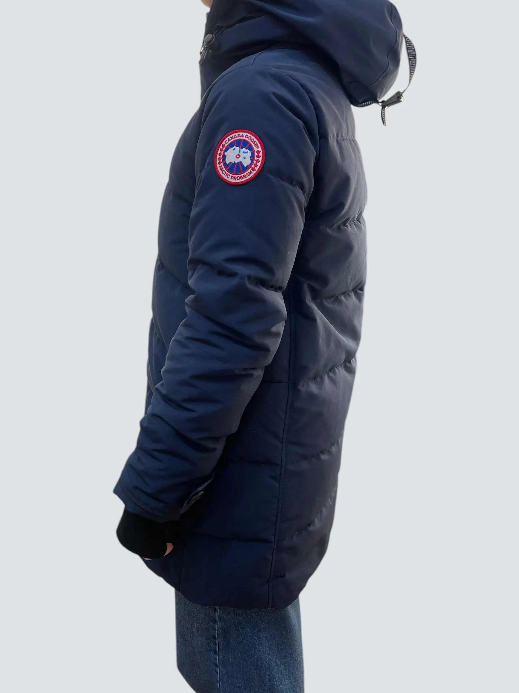 Canada Goose Navy Down Filled Coat - Size Medium