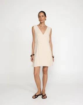 Chappell Mini Dress (Latte)