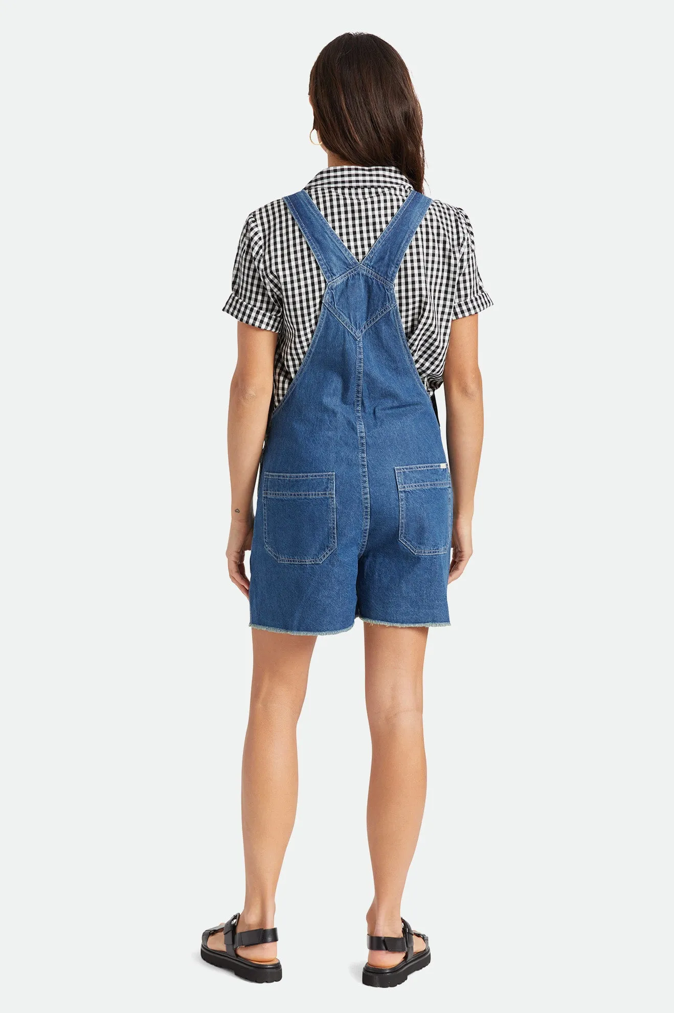 Christina Short Overall - Indigo Rinse