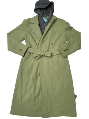 Coat Trench Coat By 7 For All Mankind In Green, Size: L