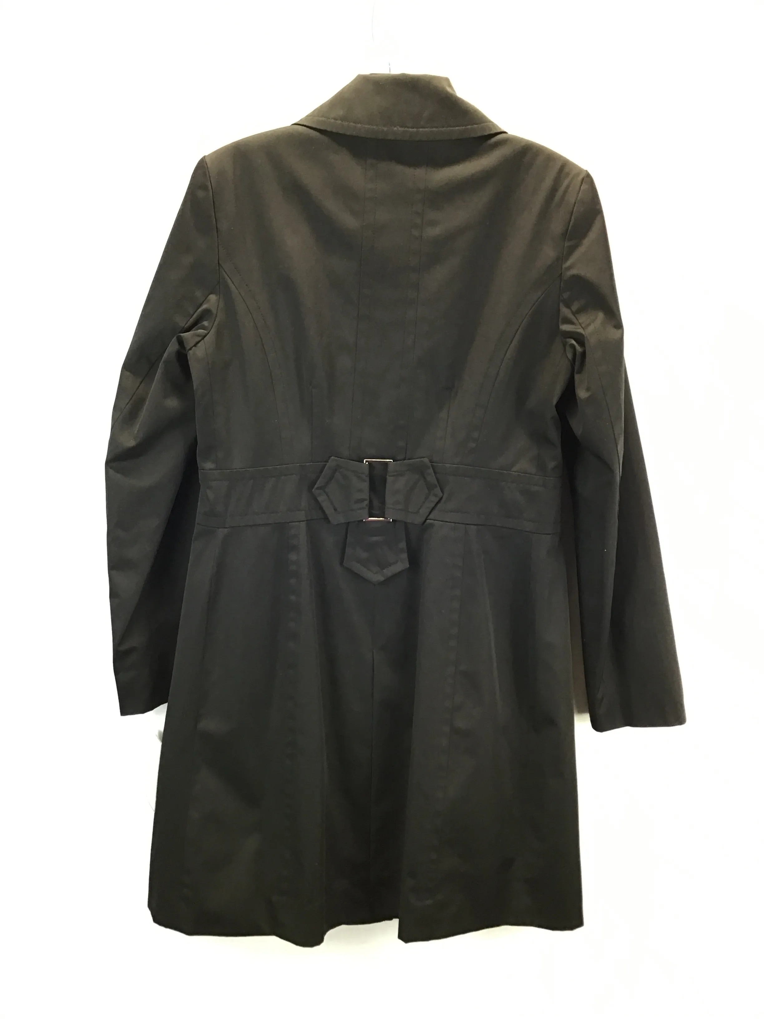 Coat Trench Coat By Anne Klein In Black, Size: S