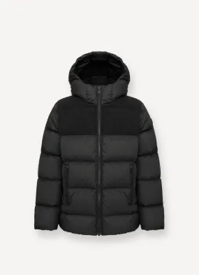 Colmar Black Cord Detail Down Coat