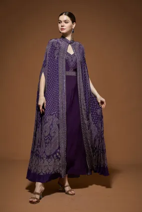 Dark Wine Kaftan