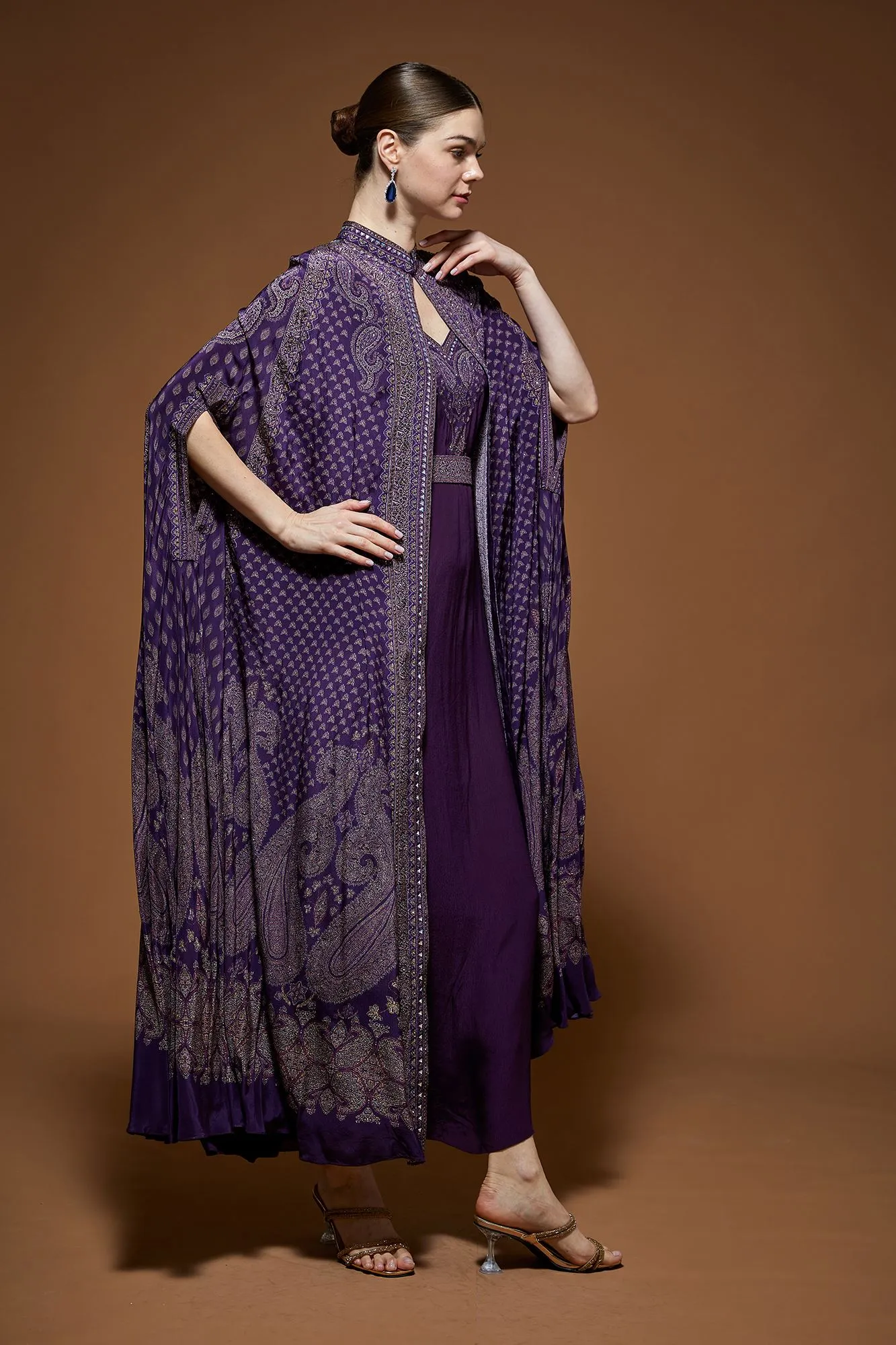 Dark Wine Kaftan