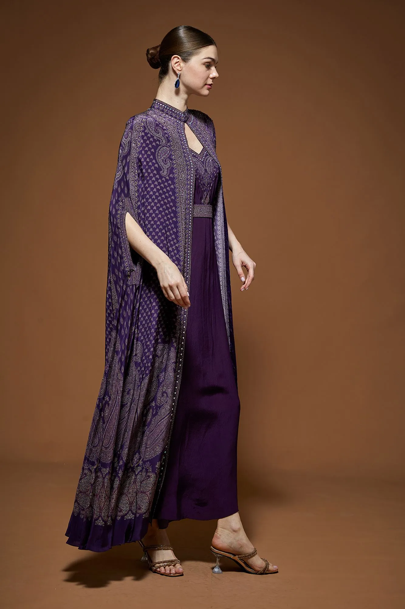 Dark Wine Kaftan