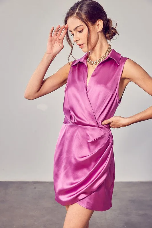 DO   BE COLLECTION Collar Wrap Dress