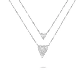 Double Layer Heart Necklace