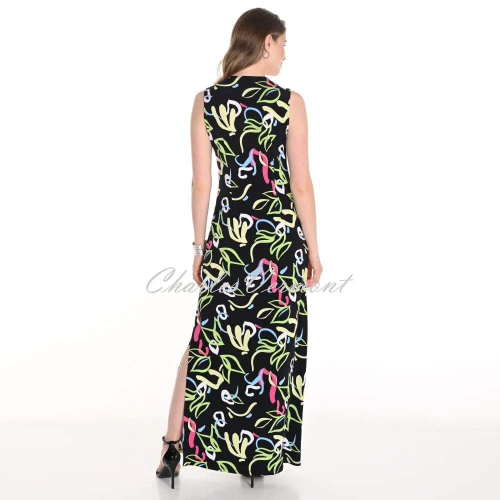 Frank Lyman Abstract Print Maxi Dress - Style 256189