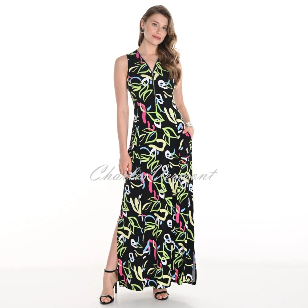 Frank Lyman Abstract Print Maxi Dress - Style 256189