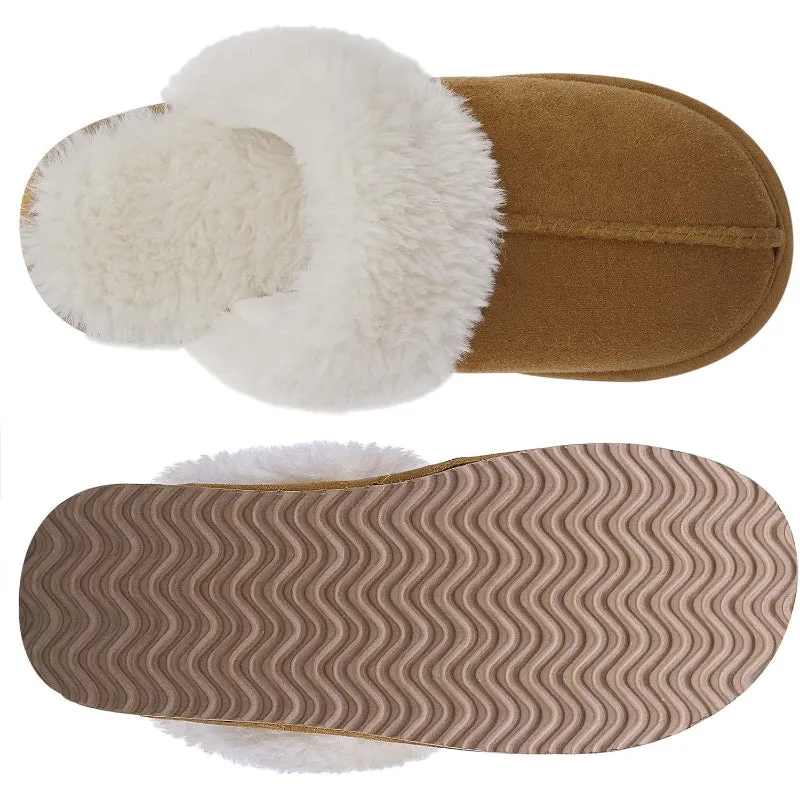 Fuzzy Memory Foam Slippers