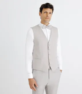 Gilet de costume cérémonie gris