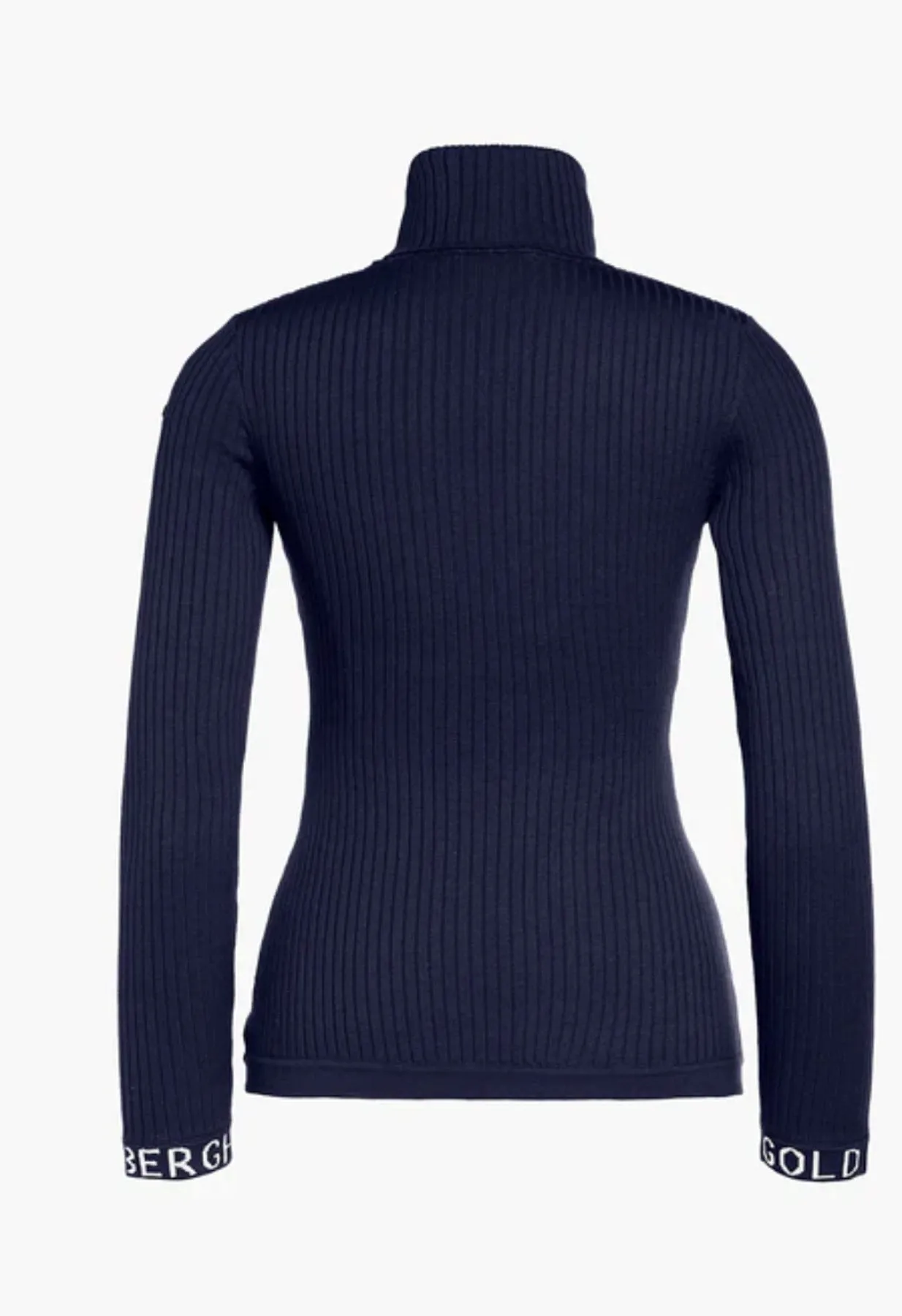 Goldbergh Mira Polo Neck Jumper in French Blue