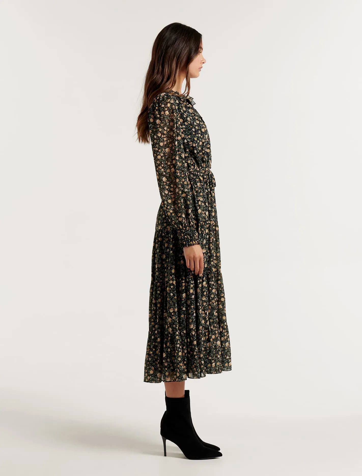 Hazel Tiered Midi Dress