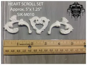 Heart Scroll Set