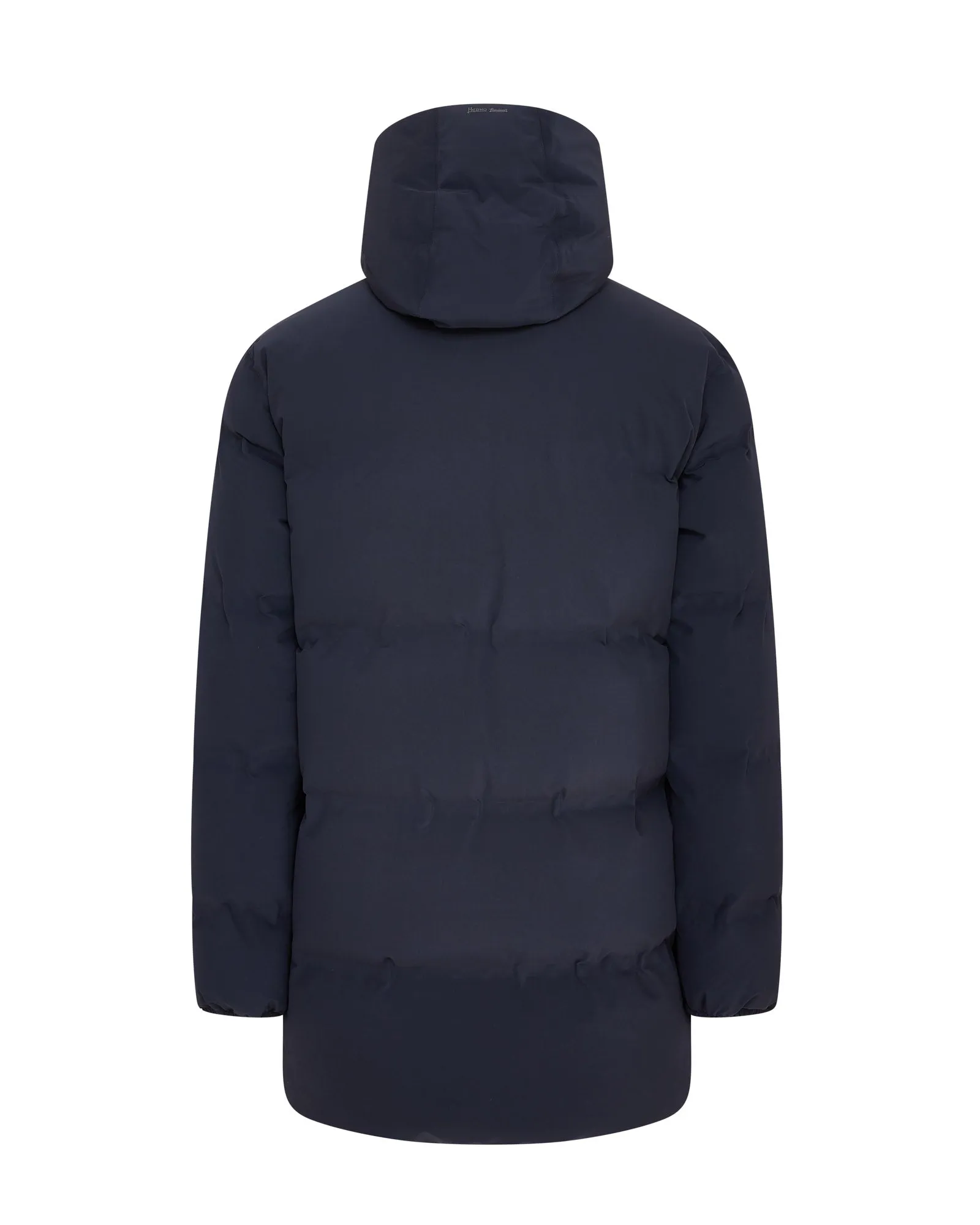 Herno Laminar Impact Down Waterproof Parka Coat (Navy Blue)