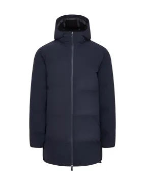 Herno Laminar Impact Down Waterproof Parka Coat (Navy Blue)