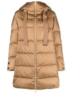 Hooded down jacket