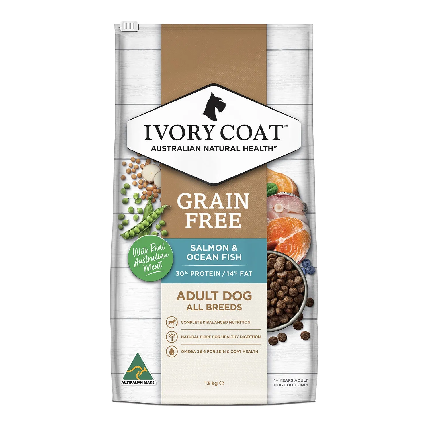 Ivory Coat Grain Free Oceanfish & Salmon Adult Dry Dog Food