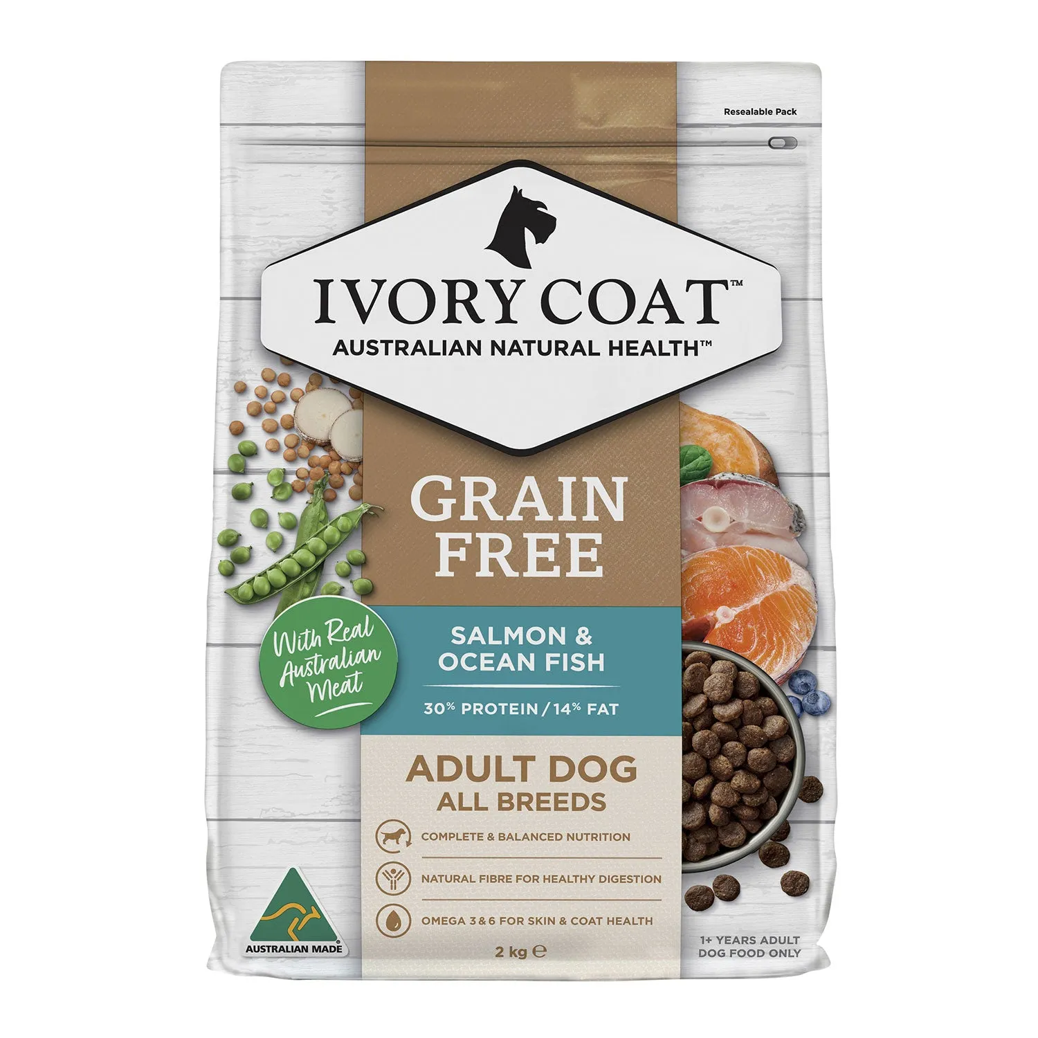 Ivory Coat Grain Free Oceanfish & Salmon Adult Dry Dog Food