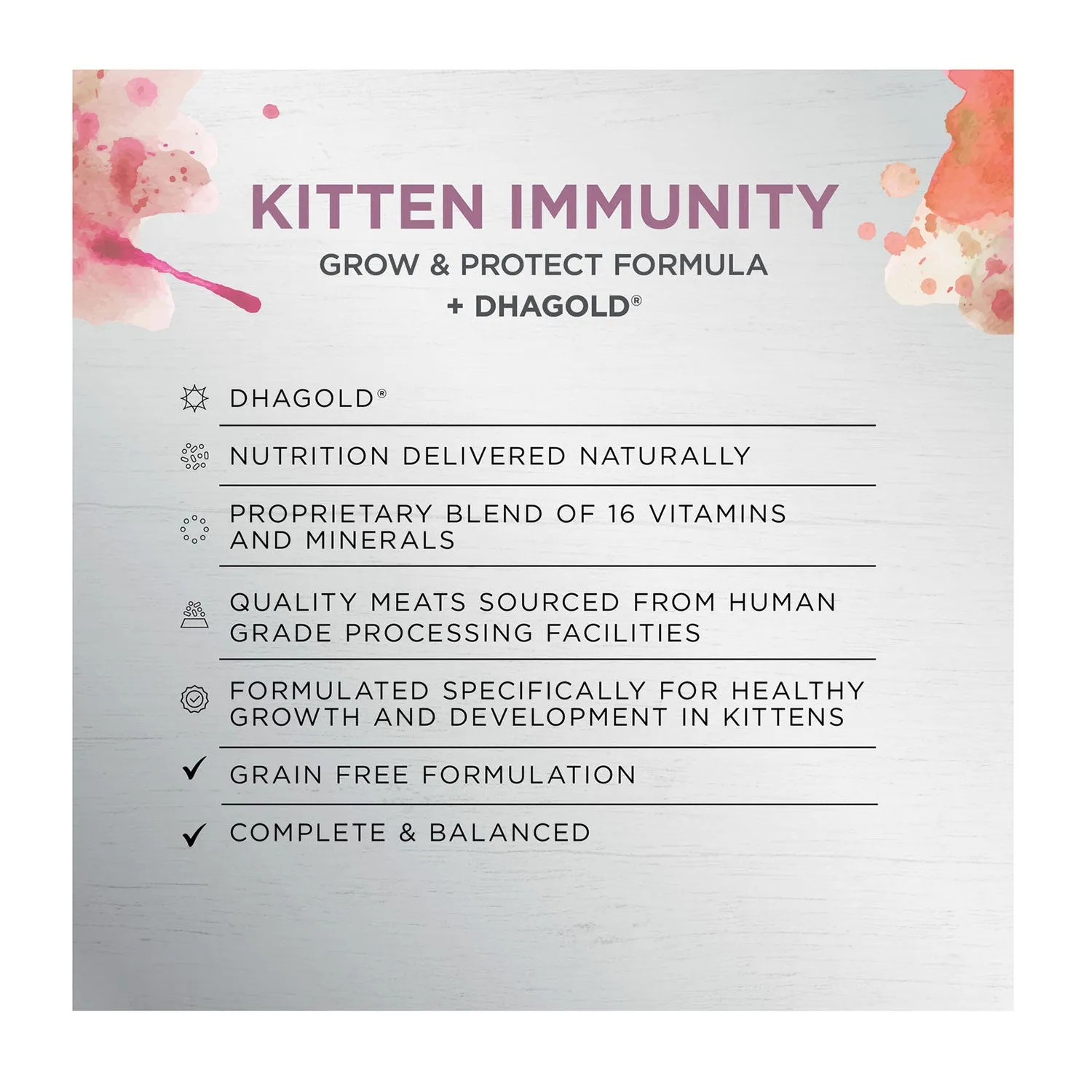 Ivory Coat Raw Health Kitten Immunity Kitten Dry Cat Food