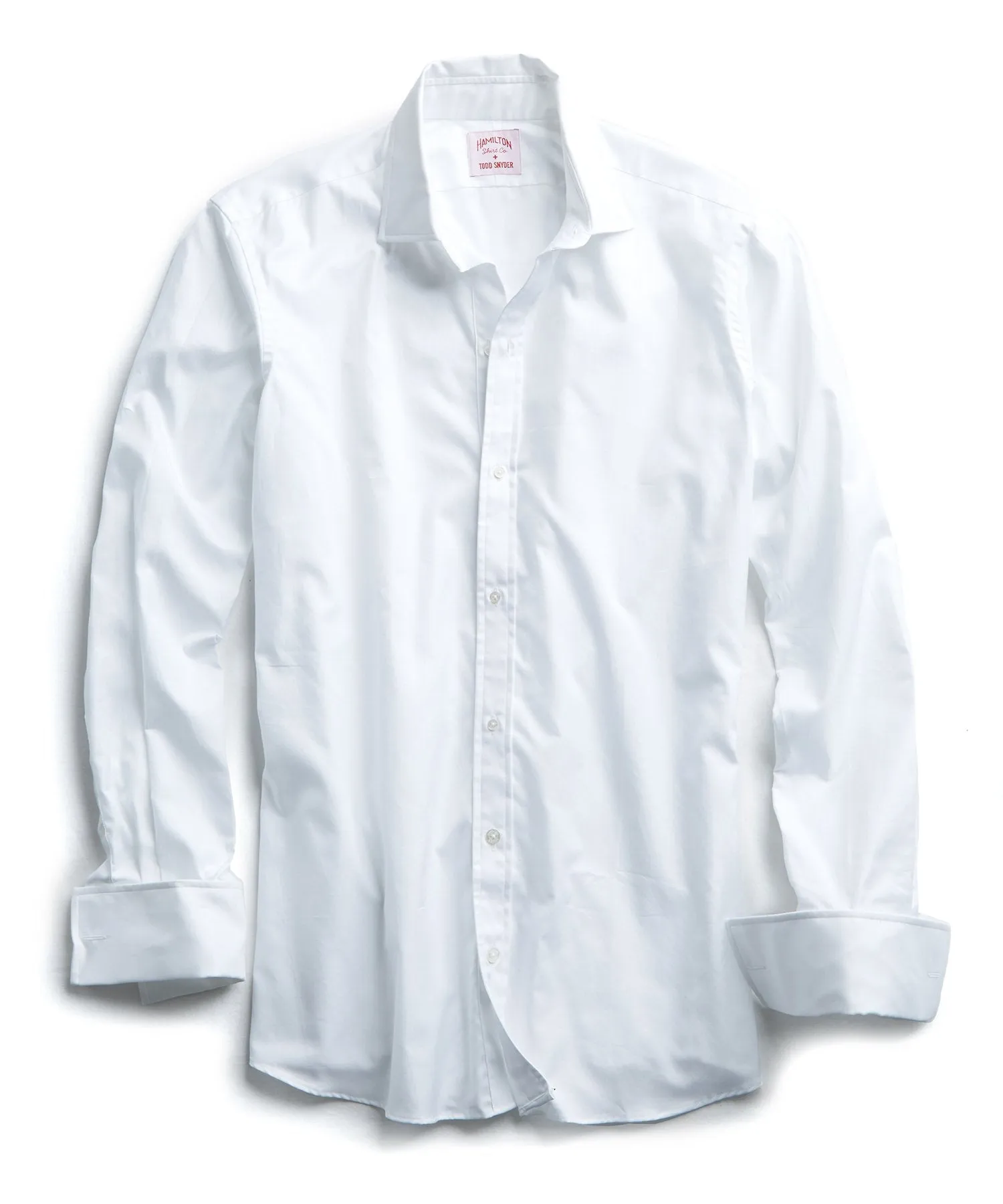 Made in the USA Hamilton Tuxedo Shirt with French Cuff in White