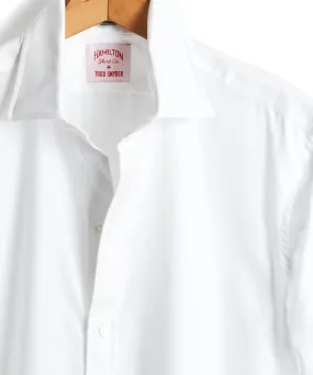 Made in the USA Hamilton Tuxedo Shirt with French Cuff in White