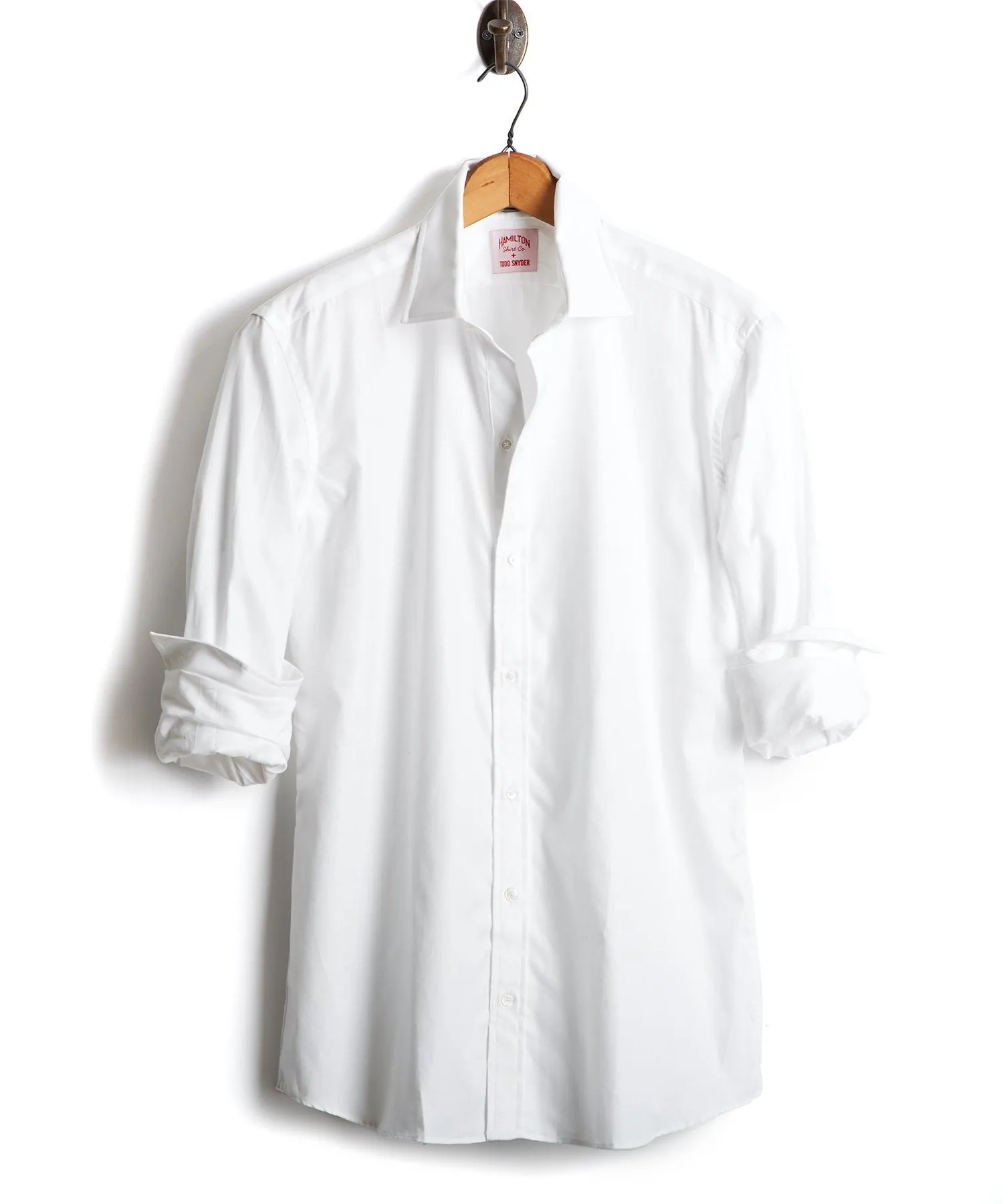 Made in the USA Hamilton Tuxedo Shirt with French Cuff in White