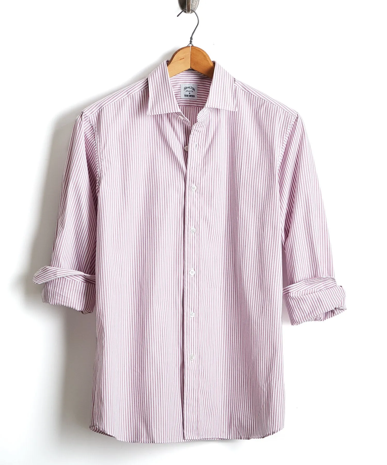 Made in USA Hamilton   Todd Snyder Pink Stripe