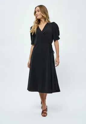 Mena Midi Dress - Black