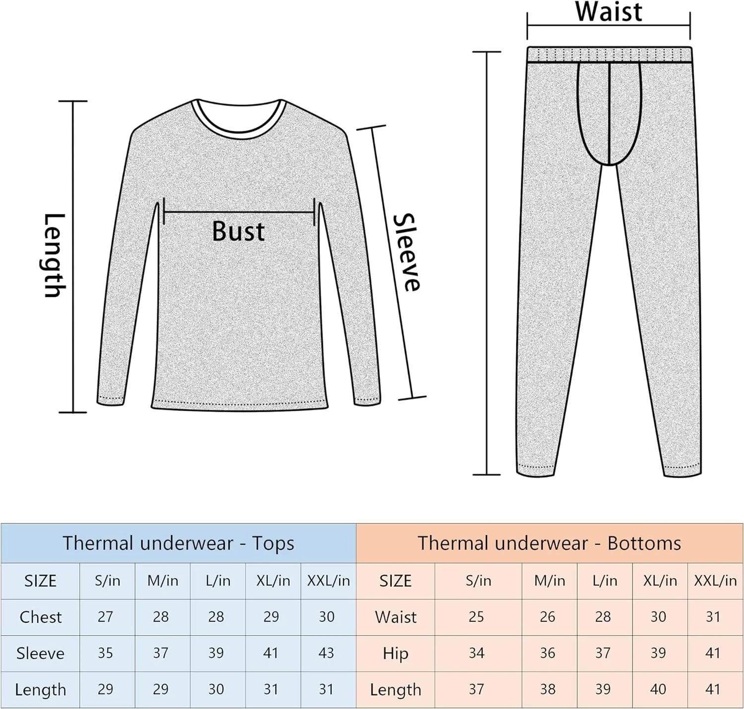 Men'S Thermal Underwear Fleece Lined Performance Fleece Tactical Sports Shapewear Thermal Set