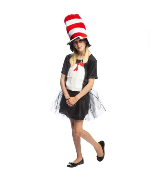 Naughty Girl - Cat in hat Costume Child