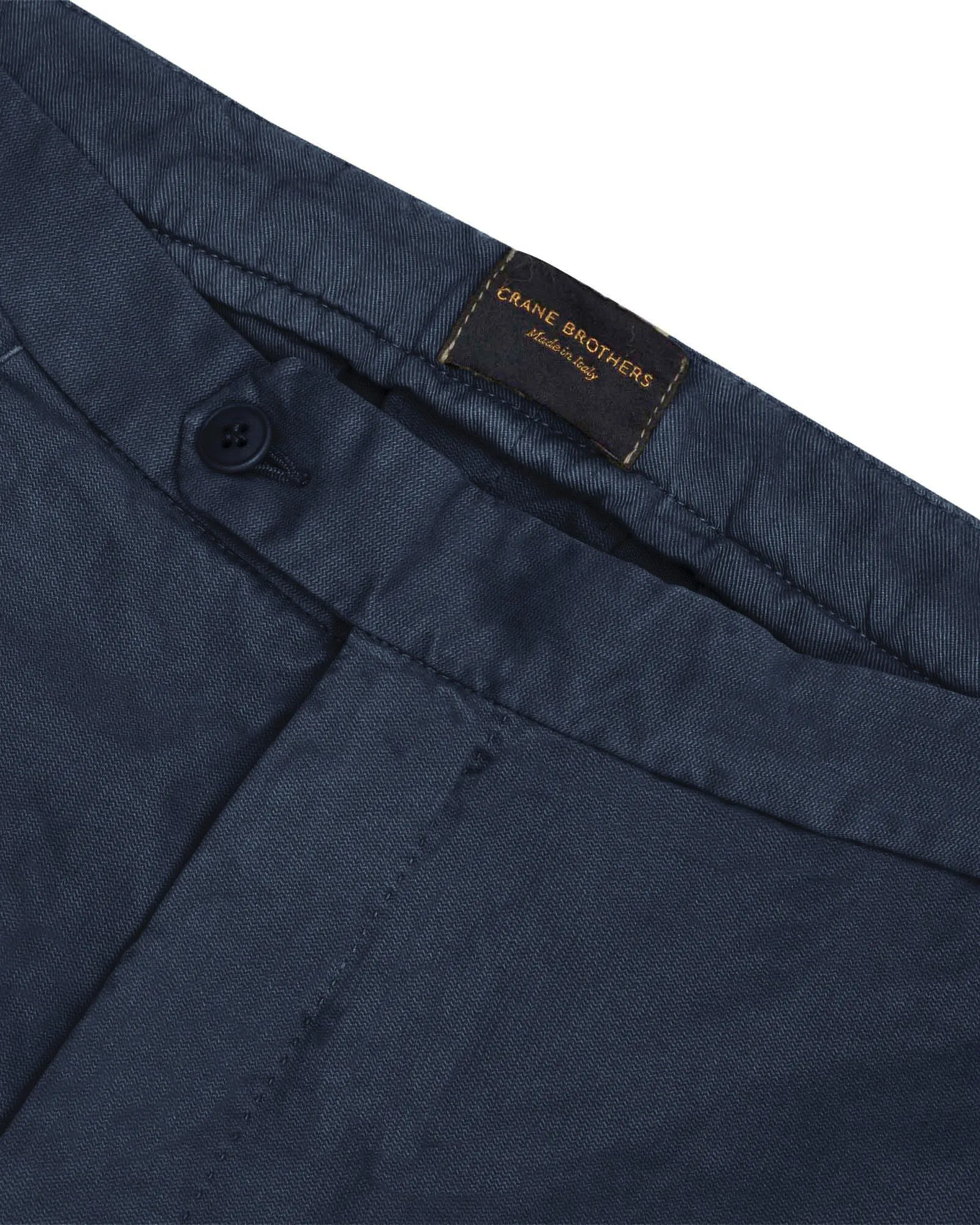 Navy Broken Twill Chino