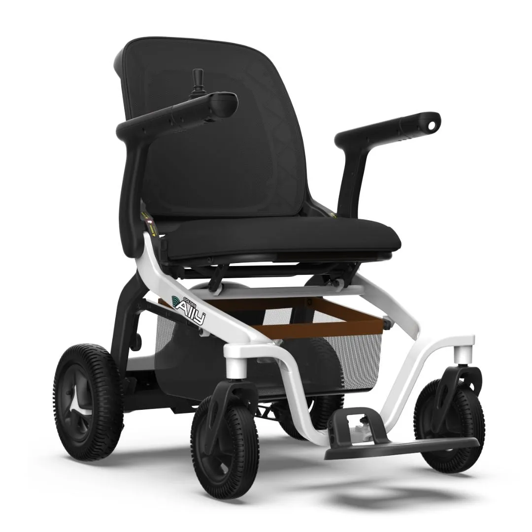 New Golden Technologies Ally GP303 Portable Power Wheelchair | 17 x 16 inch Seat | Lightweight Folding Frame