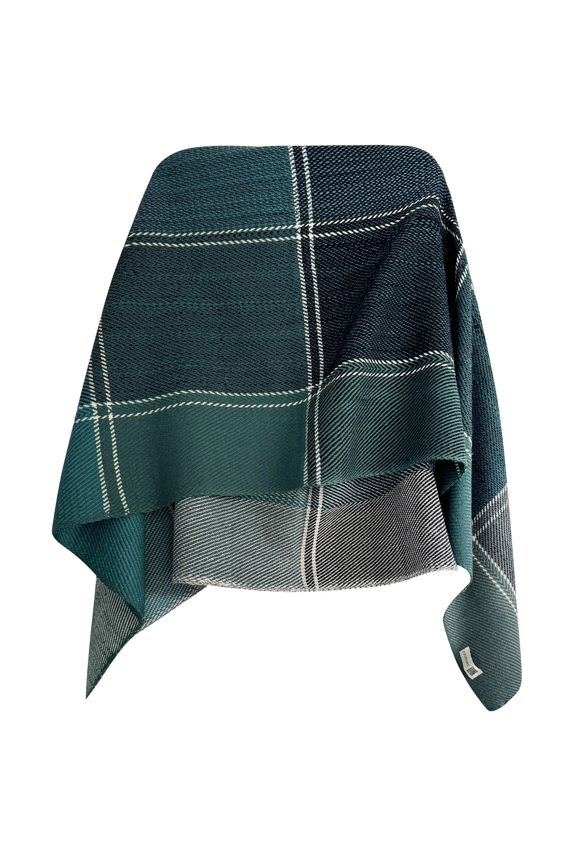 NEW! PLAID Wool Cape Tranquility JULAHAS 