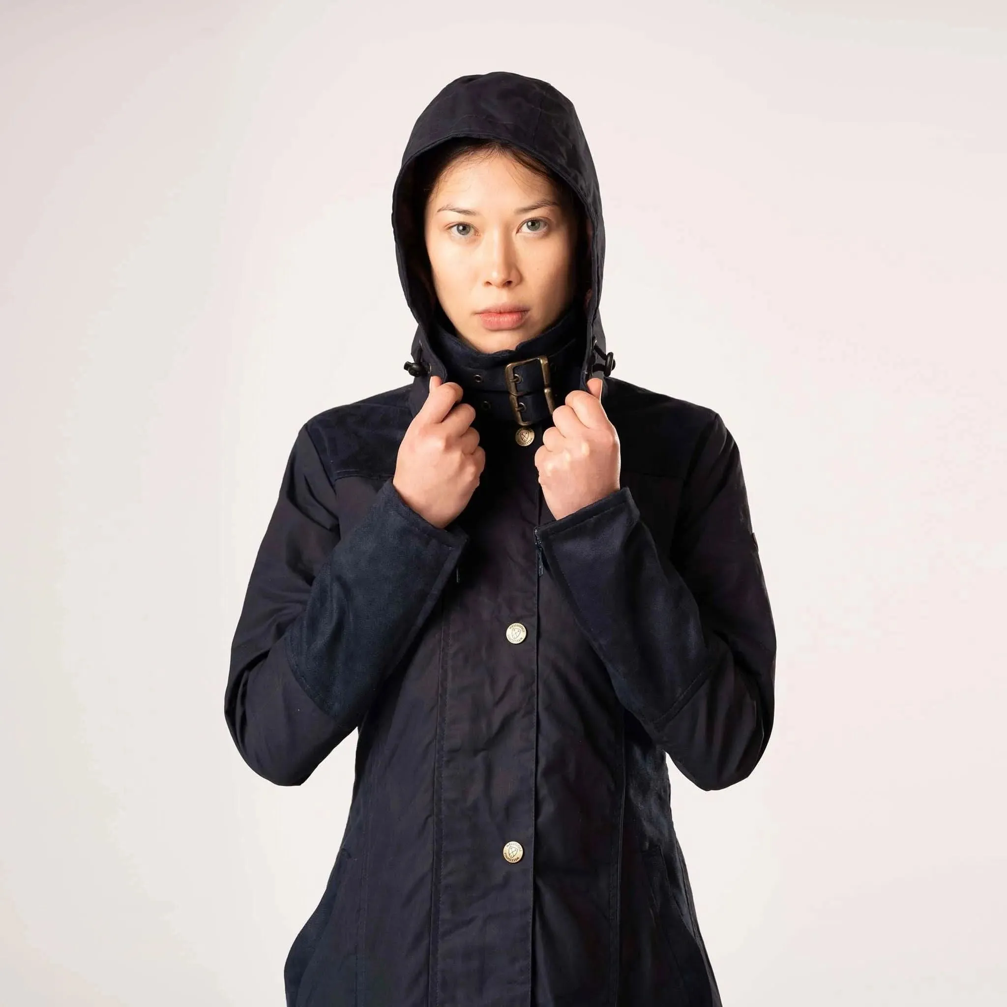 Perdita Navy Waterproof Coat