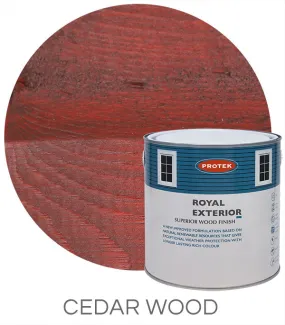 Protek Royal Exterior Finish - Cedar Wood