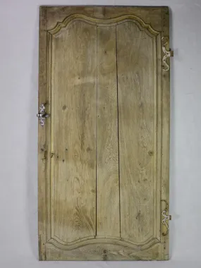 Salvage 19th Century French oak door with original hardware 34¾" x 68"