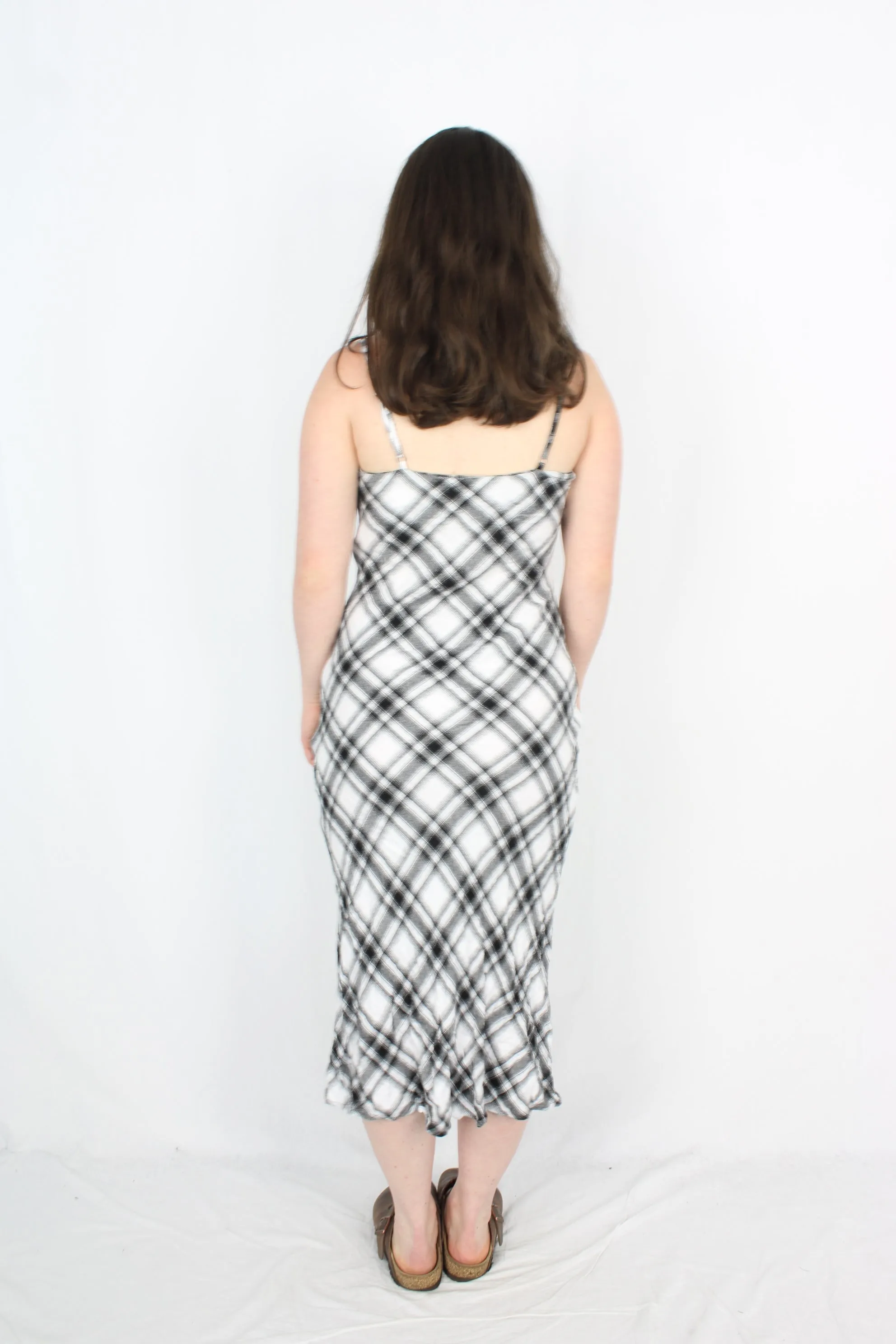 Silent Theory - Plaid Slip Dress