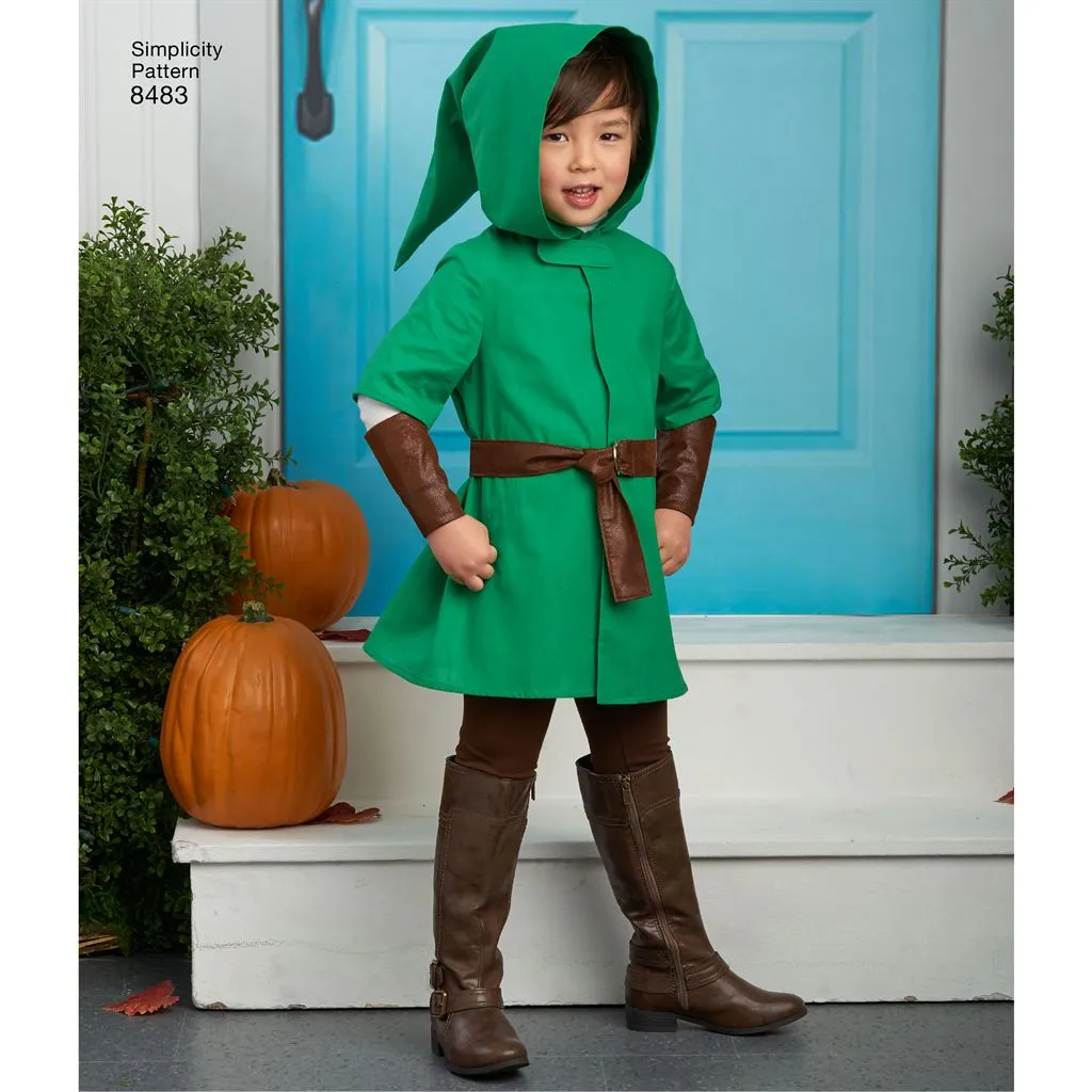 Simplicity Pattern 8483 Child's Cape Costumes