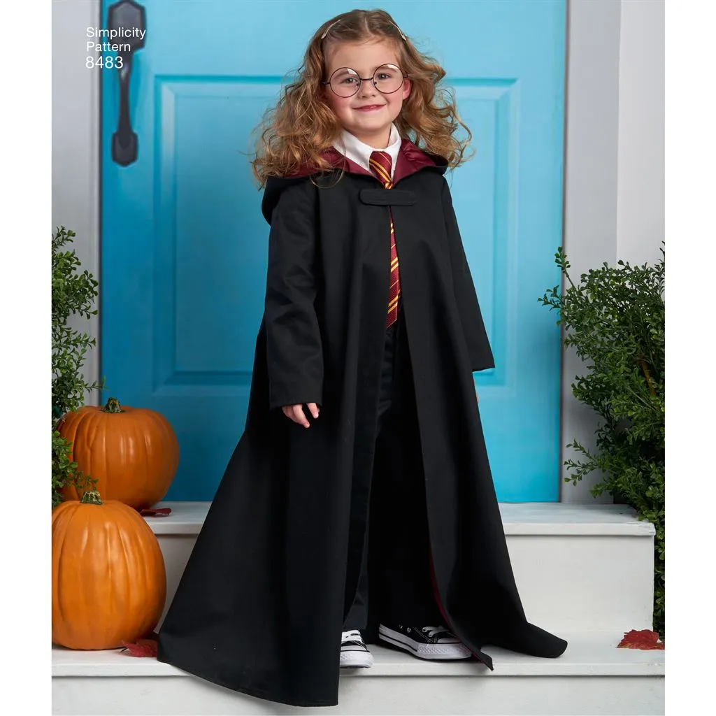 Simplicity Pattern 8483 Child's Cape Costumes