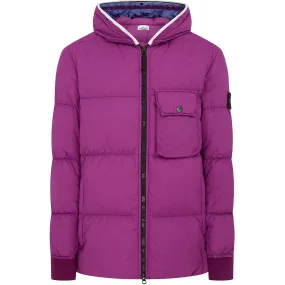 Stone Island Purple Naslan Light Watro Down TC