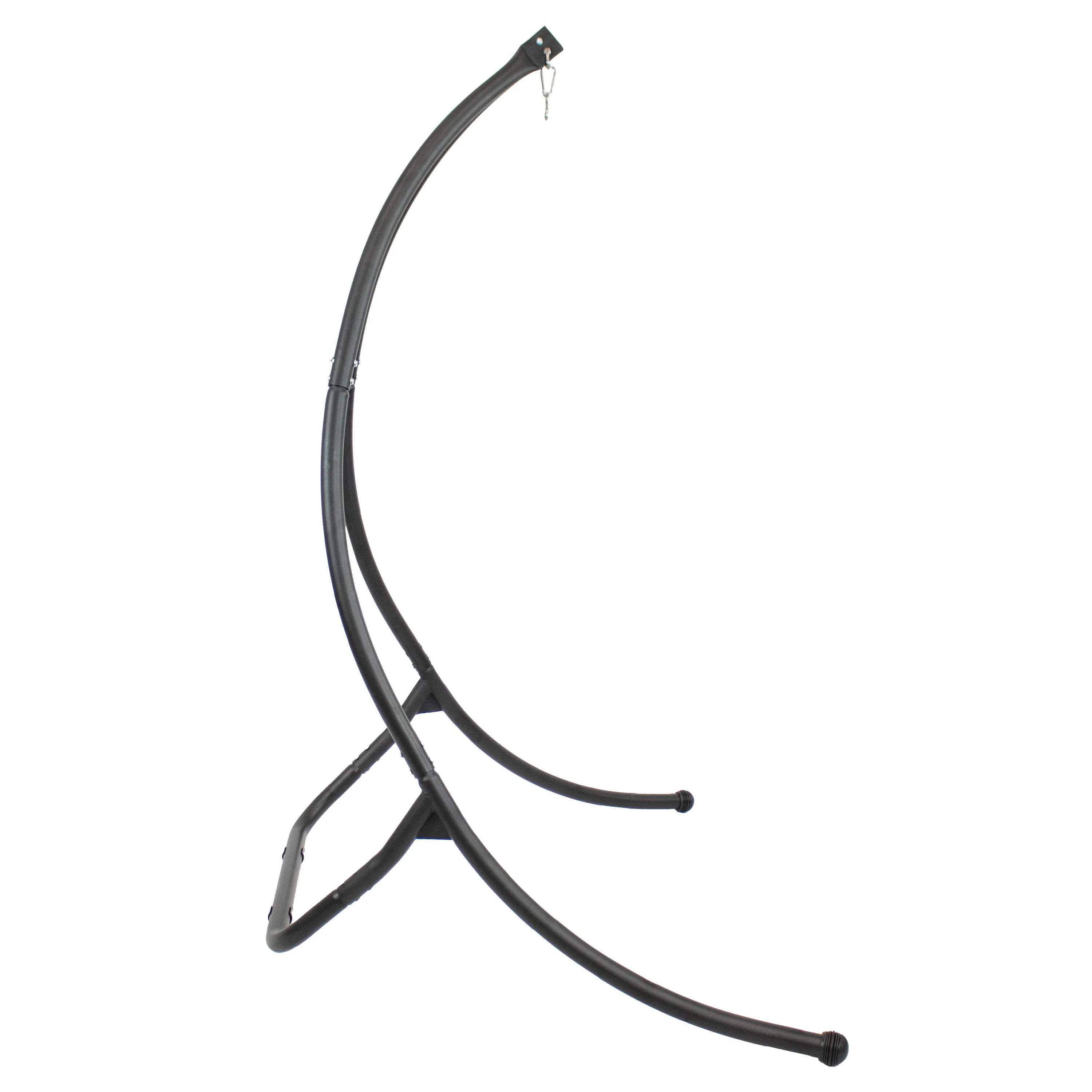 Sunnydaze Curved Steel Hammock Chair Stand - 84" H