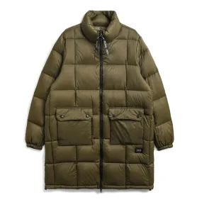 Taion Long Volume Down Coat Olive