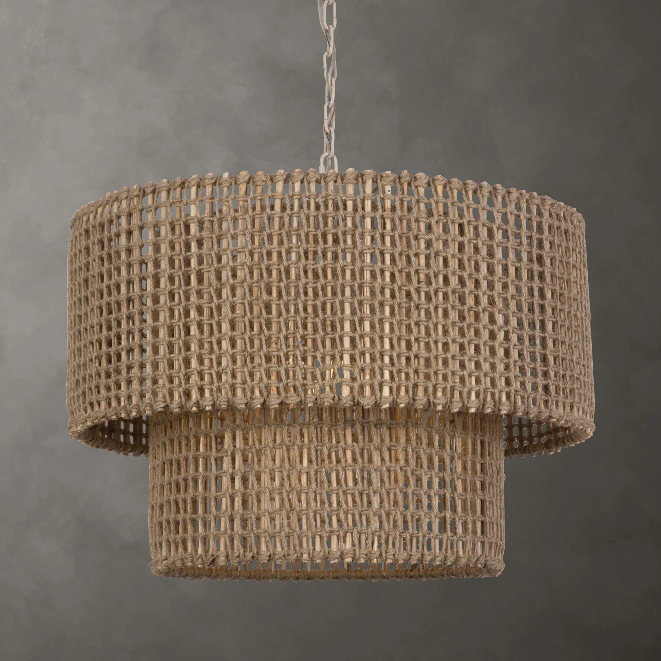 Uttermost Biswas Woven Jute 1 Light Pendant