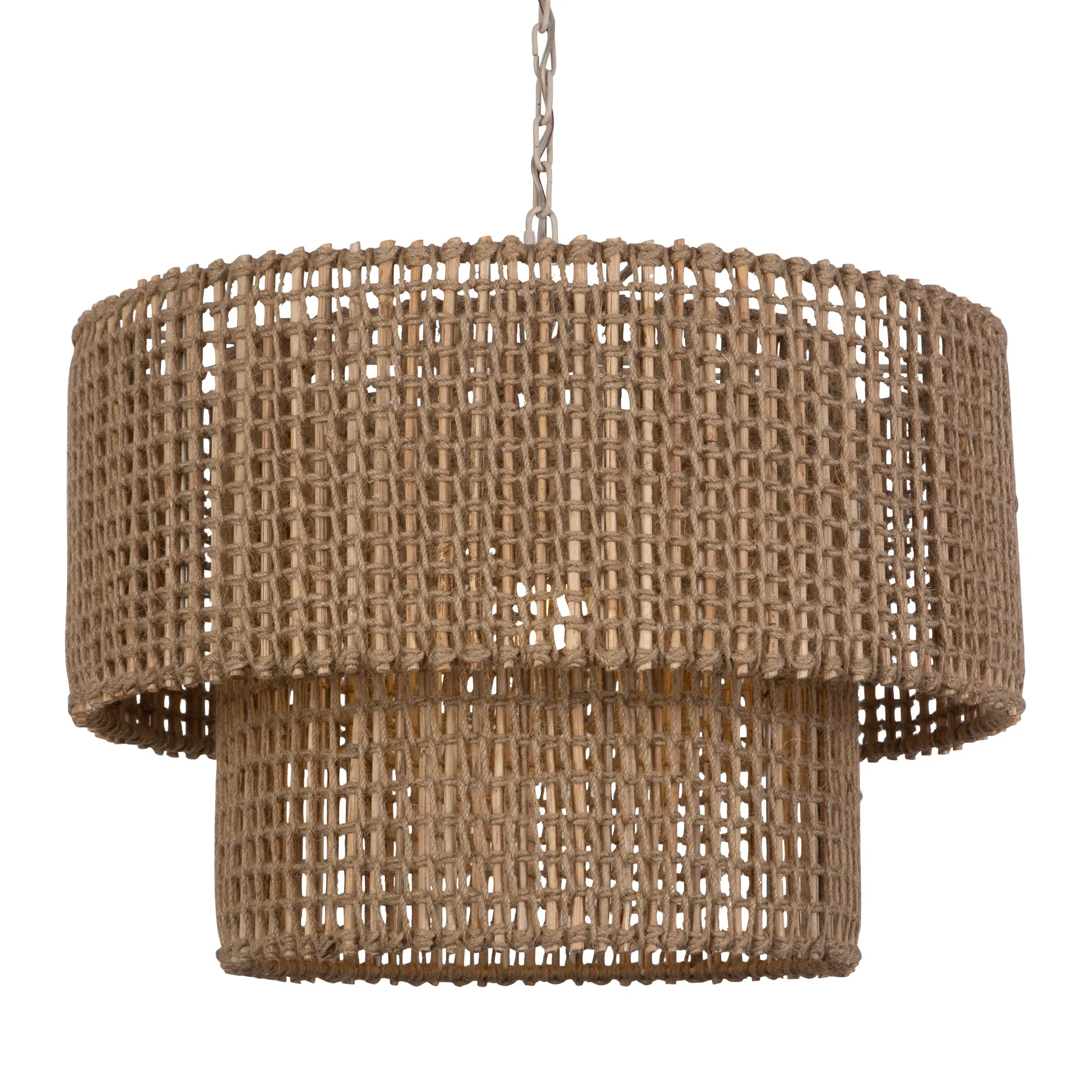 Uttermost Biswas Woven Jute 1 Light Pendant