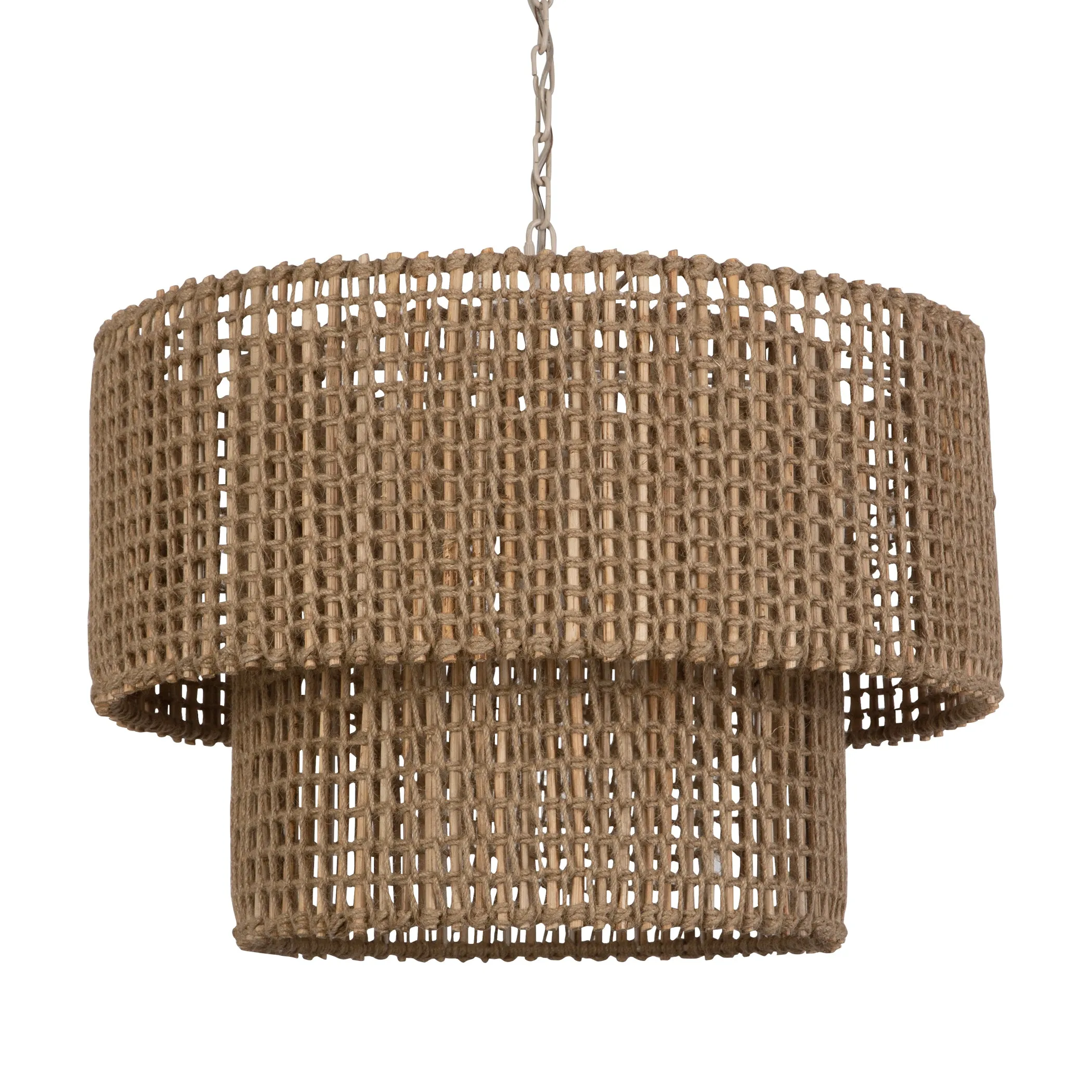 Uttermost Biswas Woven Jute 1 Light Pendant